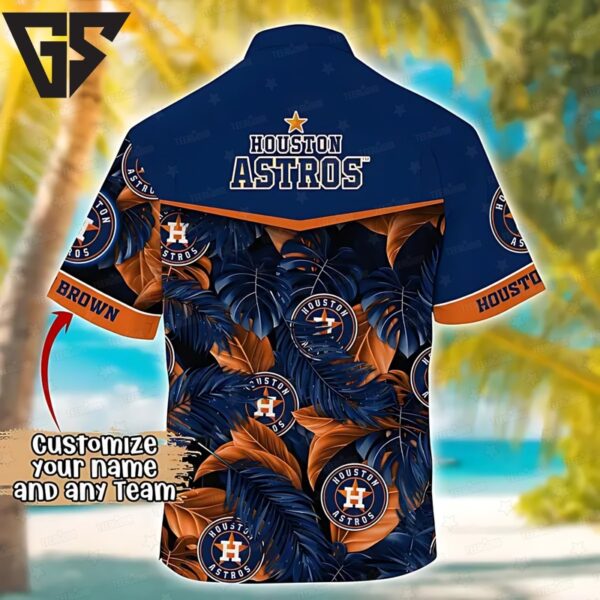 Houston Astros Midnight Palm Custom Hawaiian Shirt
