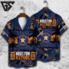 Houston Astros Midnight Tropics Hawaiian Shirt