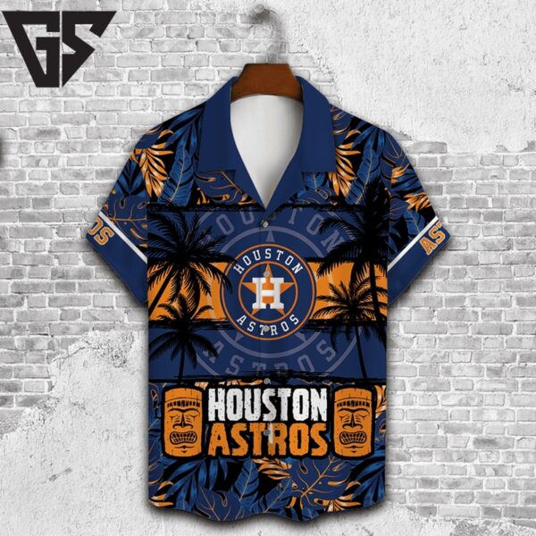 Houston Astros Midnight Tropics Hawaiian Shirt