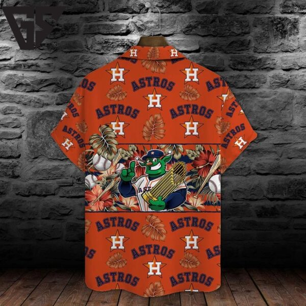 Houston Astros Orbit Tropics Hawaiian Shirt