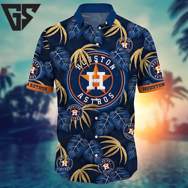 Houston Astros Palm Paradise Hawaiian Shirt
