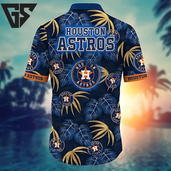 Houston Astros Palm Paradise Hawaiian Shirt