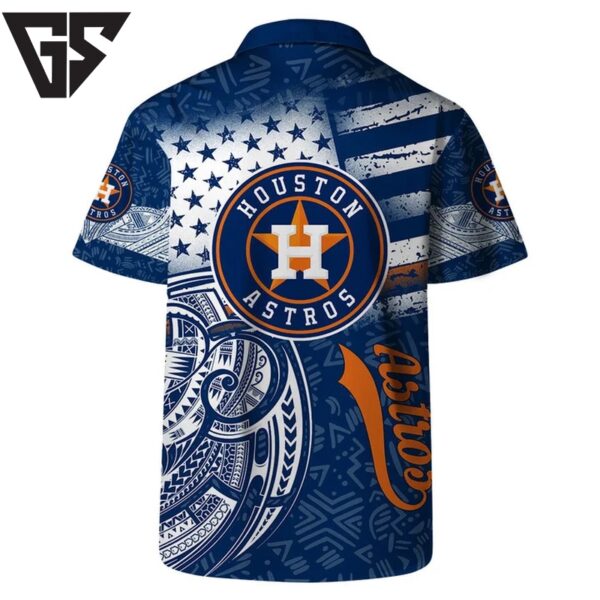Houston Astros Palm Sunset Hawaiian Shirt