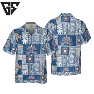 Houston Astros Patchwork Paradise Hawaiian Shirt