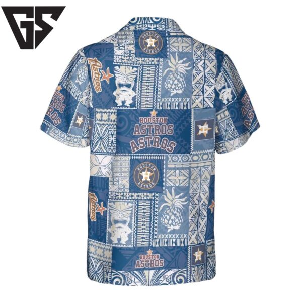 Houston Astros Patchwork Paradise Hawaiian Shirt