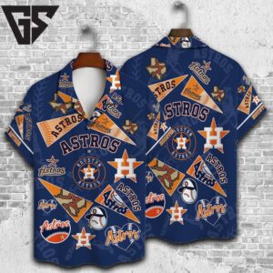 Houston Astros Pennant Pride Hawaiian Shirt