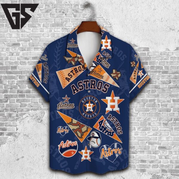 Houston Astros Pennant Pride Hawaiian Shirt