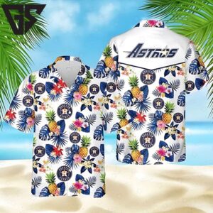 Houston Astros Pineapple Tropics Hawaiian Shirt