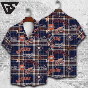 Houston Astros Plaid Pride Hawaiian Shirt