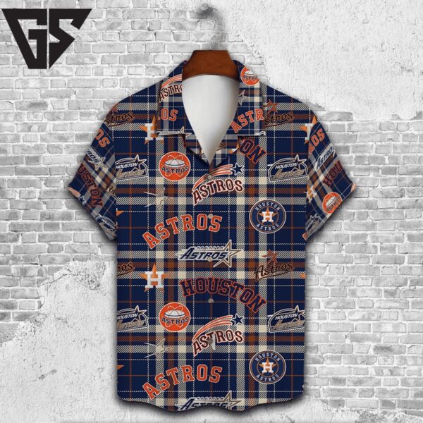 Houston Astros Plaid Pride Hawaiian Shirt