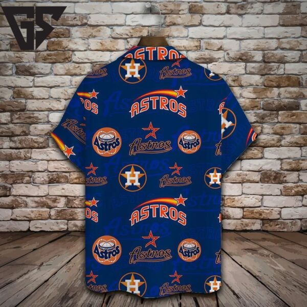 Houston Astros Retro Starburst Hawaiian Shirt