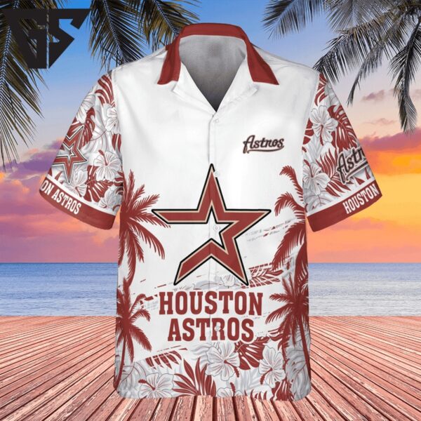 Houston Astros Retro Stripe Custom Hawaiian Shirt