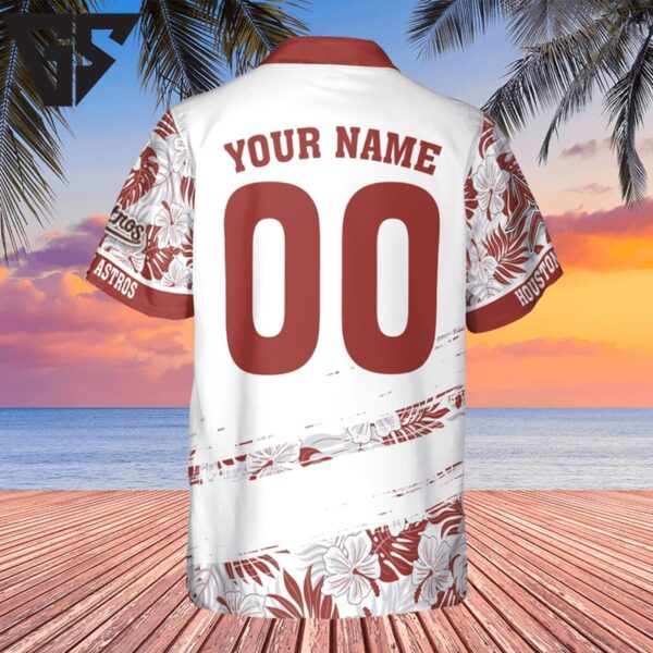 Houston Astros Retro Stripe Custom Hawaiian Shirt