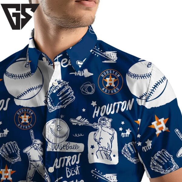 Houston Astros Sketch Play Hawaiian Shirt