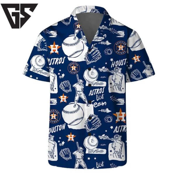 Houston Astros Sketch Play Hawaiian Shirt