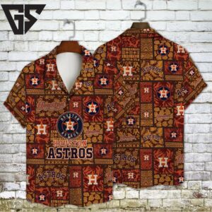 Houston Astros Sunset Jungle Hawaiian Shirt