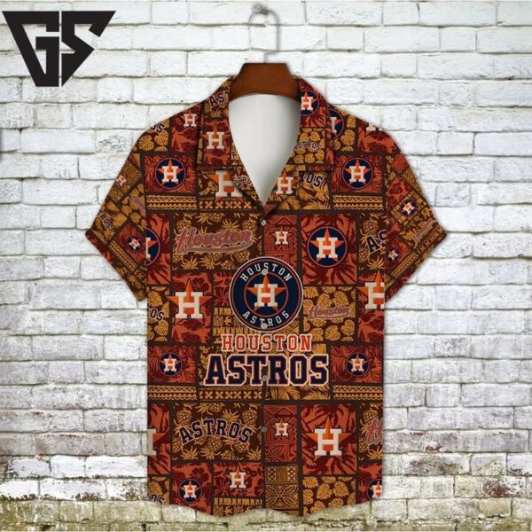 Houston Astros Sunset Jungle Hawaiian Shirt