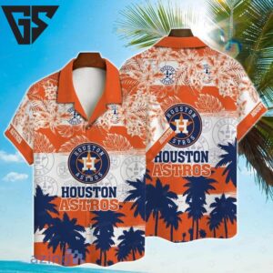 Houston Astros Sunset Palm Hawaiian Shirt