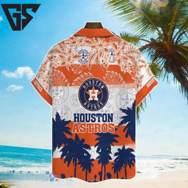 Houston Astros Sunset Palm Hawaiian Shirt