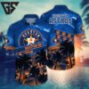 Houston Astros Sunset Palms Hawaiian Shirt