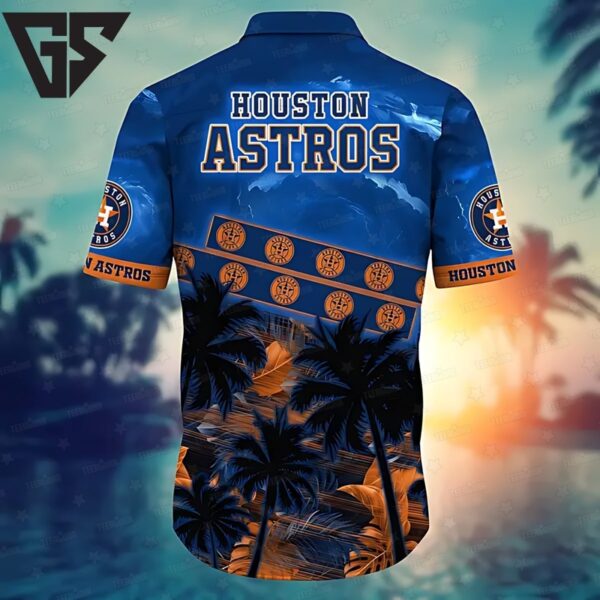 Houston Astros Sunset Palms Hawaiian Shirt