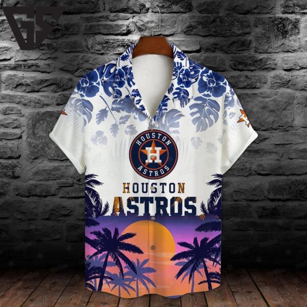Houston Astros Sunset Paradise Custom Hawaiian Shirt