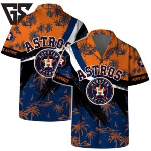 Houston Astros Sunset Wave Hawaiian Shirt