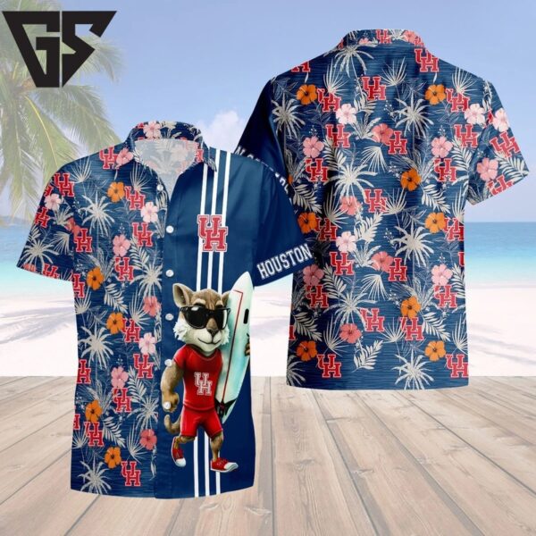 Houston Astros Surfside Cougar Hawaiian Shirt
