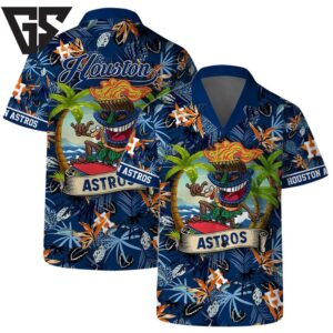 Houston Astros Tiki Surf Hawaiian Shirt