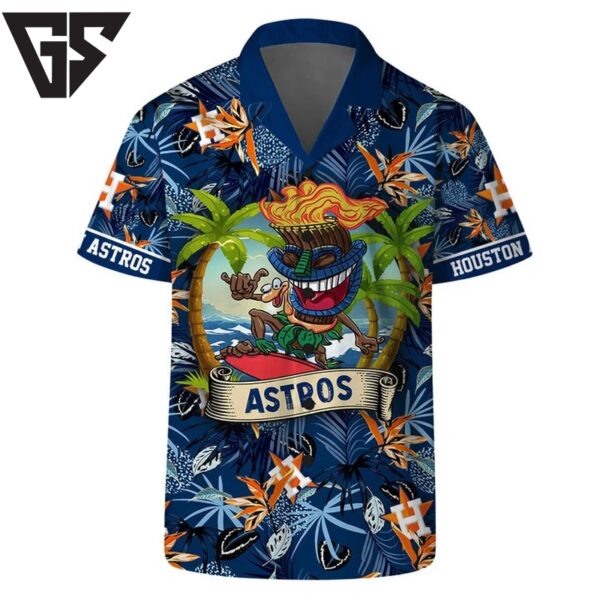 Houston Astros Tiki Surf Hawaiian Shirt