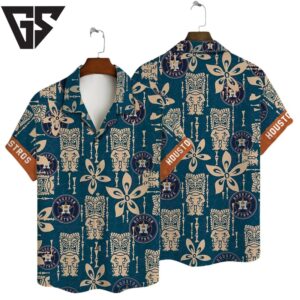 Houston Astros Tiki Totem Hawaiian Shirt