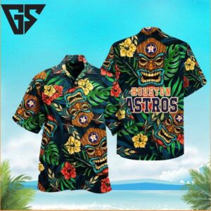 Houston Astros Tiki Tropical Hawaiian Shirt