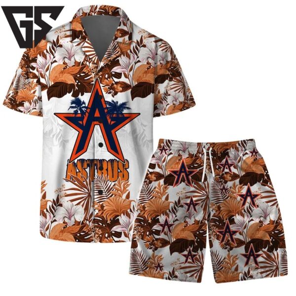 Houston Astros Tribal Wave Hawaiian Shirt