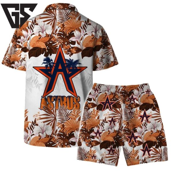 Houston Astros Tribal Wave Hawaiian Shirt