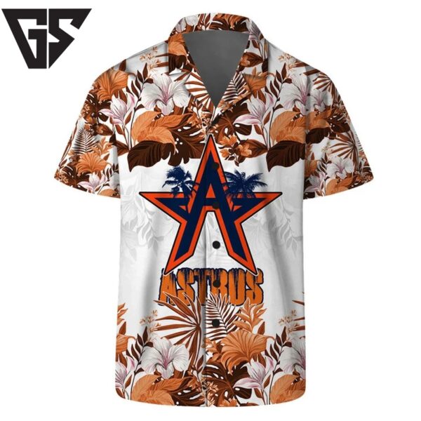 Houston Astros Tribal Wave Hawaiian Shirt