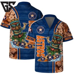 Houston Astros Tropical Flamingo Hawaiian Shirt