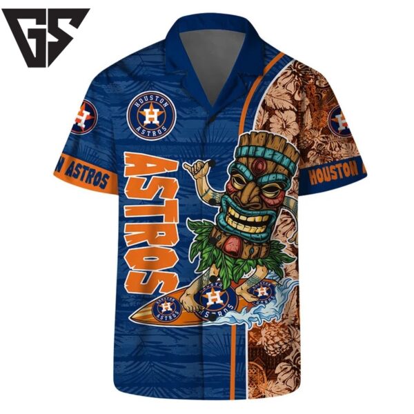 Houston Astros Tropical Flamingo Hawaiian Shirt