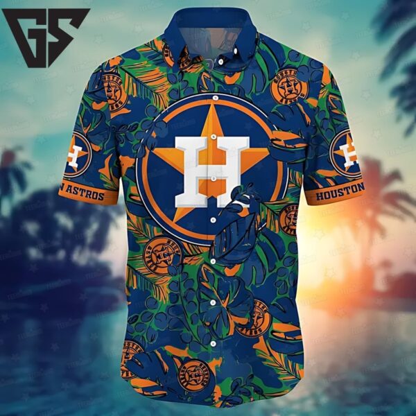 Houston Astros Tropical Jungle Hawaiian Shirt