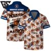 Houston Astros Tropical Palm Sunset Hawaiian Shirt