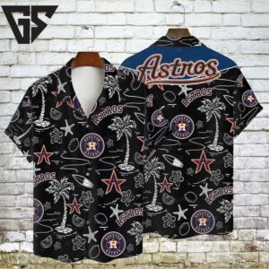 Houston Astros Tropical Stars Hawaiian Shirt