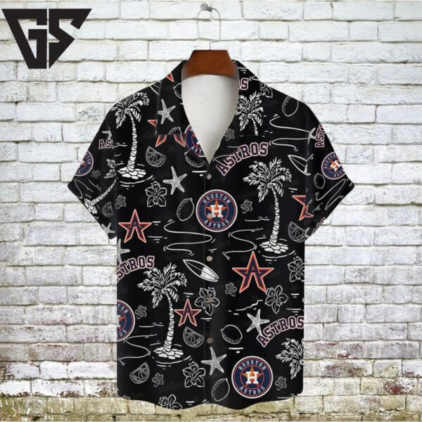 Houston Astros Tropical Stars Hawaiian Shirt