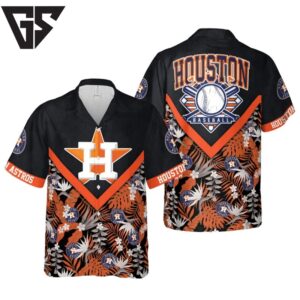 Houston Astros Vintage Baseball Tropical Hawaiian Shirt
