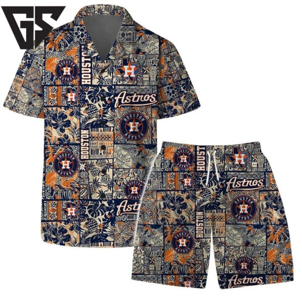 Houston Astros Vintage Tropic Hawaiian Shirt