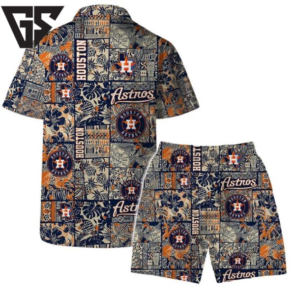 Houston Astros Vintage Tropic Hawaiian Shirt