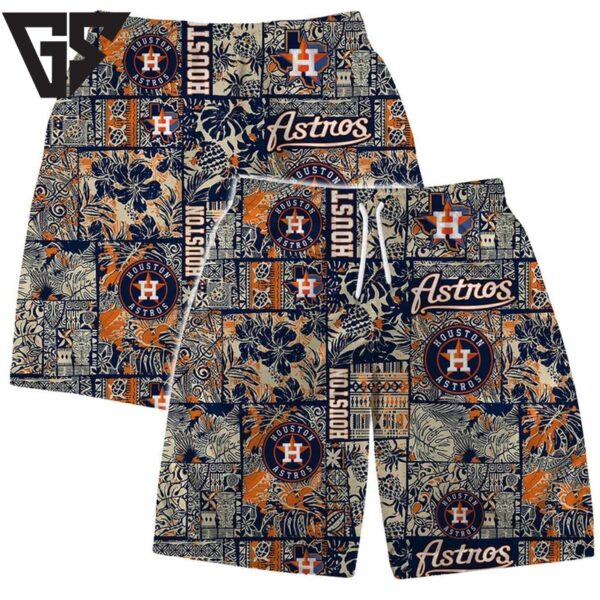 Houston Astros Vintage Tropic Hawaiian Shirt