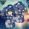 Houston Astros White Floral Breeze Hawaiian Shirt