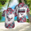 Houston Texans Tropical Blossom Hawaiian Shirt
