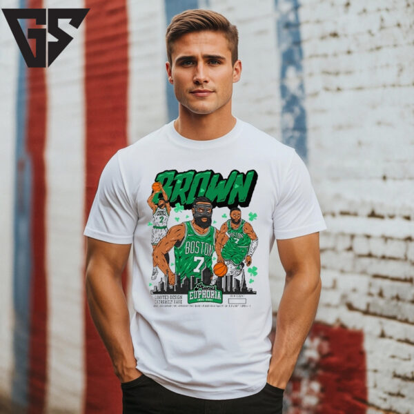 Jaylen Brown Boston Celtics Planet Euphoria T-Shirt
