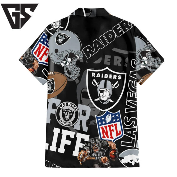 Las Vegas Raiders For Life Hawaiian Shirt