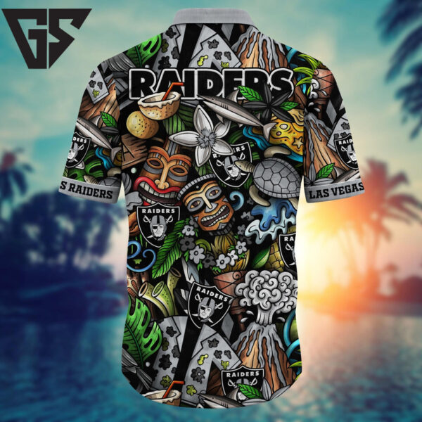 Las Vegas Raiders Island Adventure Hawaiian Shirt